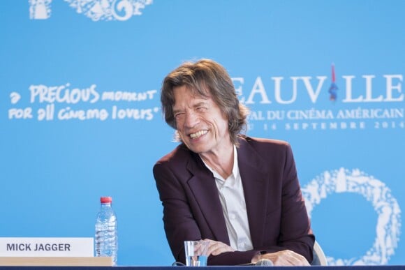 Mick Jagger - Conférence de presse du film "Get On Up" lors du 40ème festival du cinéma américain de Deauville, le 12 septembre 2014.