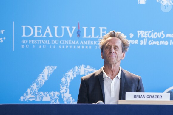 Le producteur Brian Grazer - Conférence de presse du film "Get On Up" lors du 40ème festival du cinéma américain de Deauville, le 12 septembre 2014. 