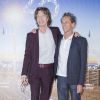 Mick Jagger et Brian Grazer - Photocall du film "Get On Up" lors du 40ème festival du cinéma américain de Deauville, le 12 septembre 2014. 