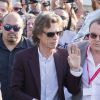 Le chanteur Mick Jagger - Photocall du film "Get On Up" lors du 40ème festival du cinéma américain de Deauville, le 12 septembre 2014.