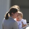 Maria Teresa Turrion Borrallo et le prince George de Cambridge, premier enfant du prince William et de Kate Middleton, le 16 avril 2014 à Sydney.