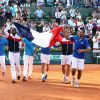 Demi-finale de la Coupe Davis entre la France et la République Tchèque le 13 septembre 2014 à Paris.