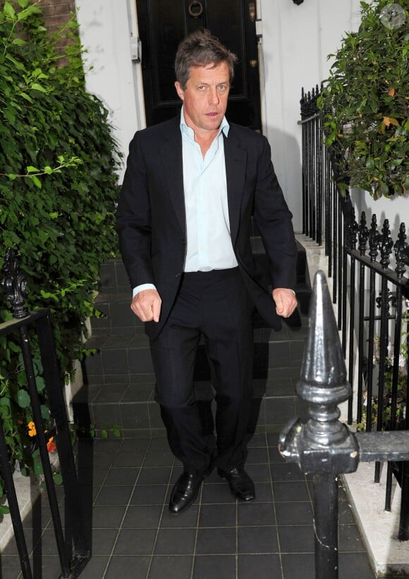 Hugh Grant à Londres le 28 juin 2014
