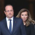 Francois Hollande et Valérie Trierweiler à Paris le 16 octobre 2013.