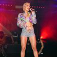Rita Ora en concert surprise au Box, boîte de nuit située à Soho. Londres, le 17 septembre 2014.