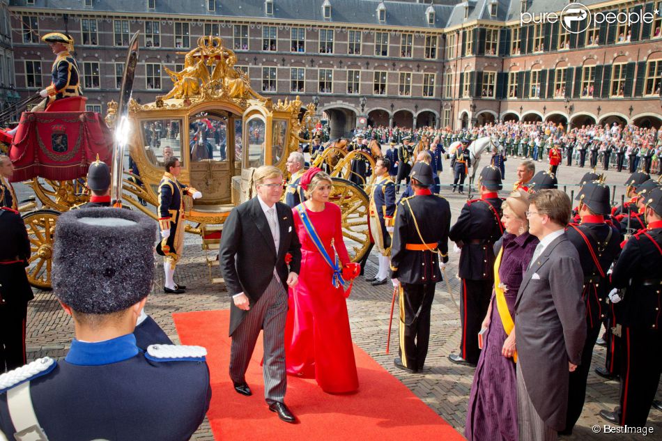 Prinsjesdag Pays Bas Maxima et Laurentien des Pays-Bas : Grande classe pour le Prinsjesdag