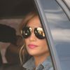 Jennifer Lopez lors de son arrivée à New York, le 18 septembre 2014.