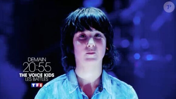 Le jeune Némo, dans The Voice Kids le samedi 13 septembre 2014.