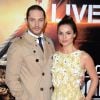 Tom Hardy et sa fiancée Charlotte Riley lors de la première de Edge of Tomorrow au BFI IMAX de Waterloo à Londres, le 27 mai 2014