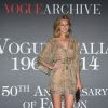 Toni Garrn - Photocall de la soirée "Vogue 50 Archive" à Milan. Le 21 septembre 2014 