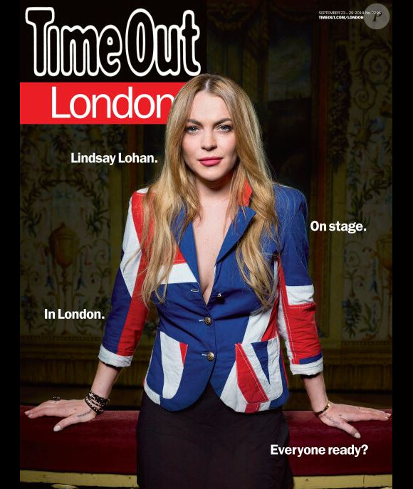 Lindsay Lohan en couverture de Tim Out London