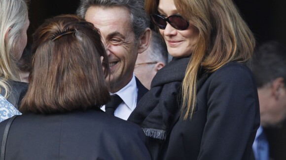 Nicolas Sarkozy : Carla Bruni à ses côtés pour ses adieux à un ancien proche