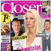 Edition allemande du "Closer" annonçant le divorce entre Ralf Schumacher et son épouse Cora - septembre 2014