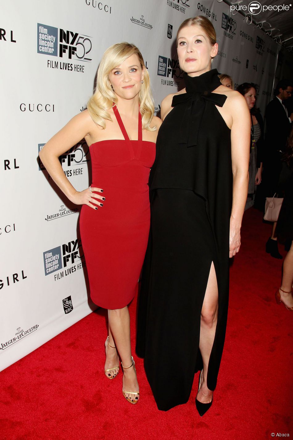 Reese Witherspoon et Rosamund Pike - Avant-première mondiale de Gone Girl à New York, le 26 septembre 2014