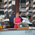  Invités au départ du Cipriani. Mariage de George Clooney et Amal Alamuddin à l'Aman Canal Grande Venice à Venise, le 27 septembre 2014. 