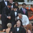 Bill Murray part du Cipriani.  Mariage de George Clooney et Amal Alamuddin à l'Aman Canal Grande Venice à Venise, le 27 septembre 2014. 