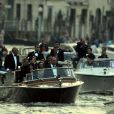  La flottille des invités arrive. Mariage de George Clooney et Amal Alamuddin à l'Aman Canal Grande Venice à Venise, le 27 septembre 2014. 