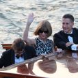  Anna Wintour. Mariage de George Clooney et Amal Alamuddin, célébré à l'Aman Canal Grande Venice à Venise, le 27 septembre 2014. 