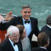 Mariage de George Clooney et Amal Alamuddin, célébré à l'Aman Canal Grande Venice à Venise, le 27 septembre 2014.
