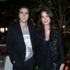 Julien Dereins et Anouchka Delon habillés tous les deux en Zadig et Voltaire assistent à la soirée J'aime la Mode organisée par l'ESMOD Paris au Mandarin Oriental. Paris, le 29 septembre 2014.