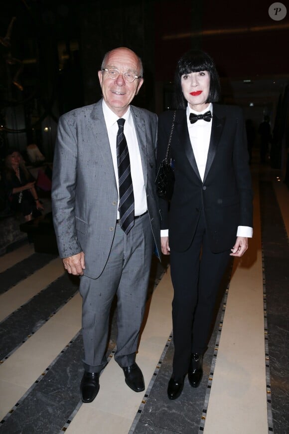 Chantal Thomass et son mari Michel Fabian assiste à la soirée J'aime la Mode organisée par l'ESMOD Paris au Mandarin Oriental. Paris, le 29 septembre 2014.