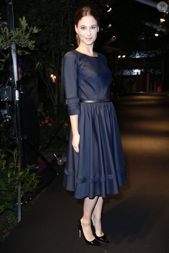 Mélanie Bernier assiste à la soirée J'aime la Mode organisée par l'ESMOD Paris au Mandarin Oriental. Paris, le 29 septembre 2014.