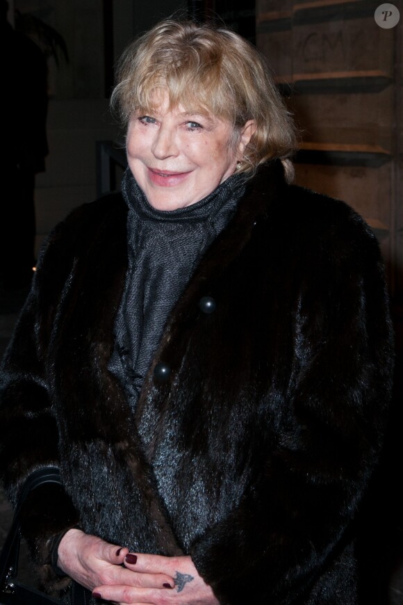 Marianne Faithfull à Paris, le 3 mars 2013.