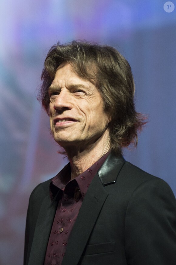 Mick Jagger à l'avant-première du film "Get On Up" lors du 40ème festival du cinéma américain de Deauville, le 12 septembre 2014. 