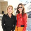 Catherine Deneuve et Charlotte Gainsbourg à la Fondation Louis Vuitton lors du défilé Louis Vuitton printemps-été 2015. Paris, le 1er octobre 2014.