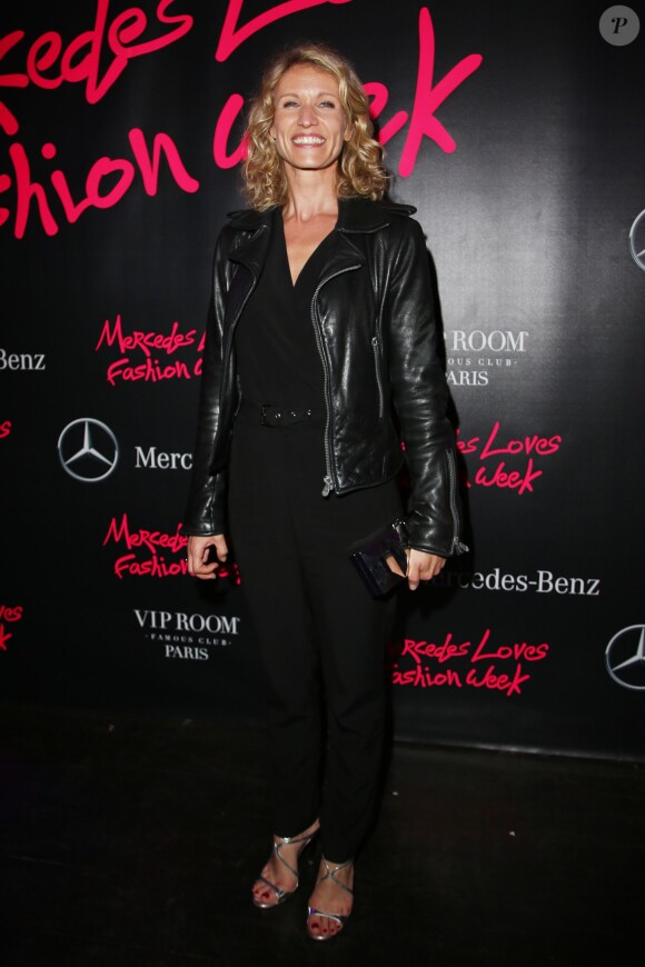 Alexandra Lamy à la Closing Party de la Fashion Week prêt-à-porter collection Printemps-Eté 2015 organisée par Mercedes-Benz, partenaire officiel de la Semaine des créateurs de mode, au Vip Room à Paris, le 1er octobre 2014.