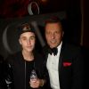 Justin Bieber et Jean-Roch à la soirée de clôture de la Fashion Week au VIP Room à Paris le 30 septembre 2014