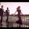 Image du clip de L-O-V-E, extrait de l'album Forever Gentlemen Vol.2 (sortie : le 20 octobre 2014), par Claire Keim, Corneille et Roch Voisine.