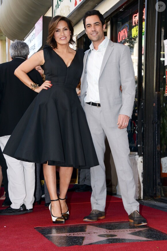 Mariska Hargitay et Danny Pino le 8 novembre 2013 à Hollywood.