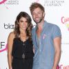 Nikki Reed et son ex-mari Paul McDonald lors de la soirée "Bloomingdale's The Pink Party", au profit de la fondation pour larecherche contre le cancer du sein, des fondations "The Carey" et Acocella Marchetto, en coopération avec Estée Lauder, à New York. Le 2 octobre 2014.