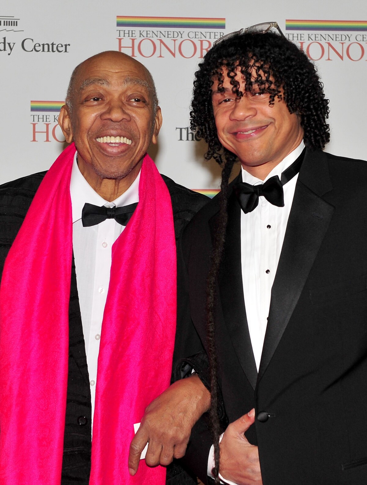Photo Geoffrey Holder et son fils Leo Holder à Washington, le 4