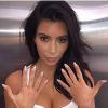 Kim Kardashian a pris la pose en hommage à sa fille North