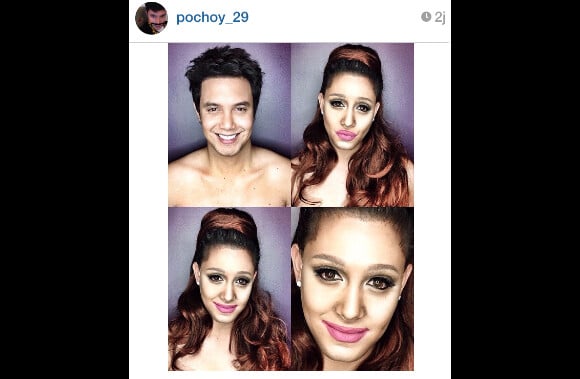 Animateur star philippin originaire des Philippines, Paolo Ballesteros se maquille fait le buzz sur Instagram grâce à ses étonnantes métamorphoses. Ici le présentateur est transformé en Bella Thorne.
