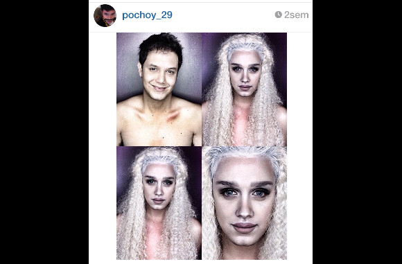 Paolo Ballesteros, animateur philippin, se maquille en star et fait le buzz sur Instagram. Ici le présentateur est transformé en Daenerys, de la série Game Of Thrones