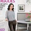 Julianna Margulies pose dans son appartement de New York, pour le magazine Architectural Digest, édition de février 2014.