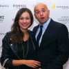 Marie-Ange Casalta et son mari Romuald Boulanger - Inauguration du Chess Hotel à Paris, le 10 octobre 2014.