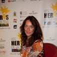  Delphine Serina - 3&egrave;me festival "Les Heros de la Tele" &agrave; Beausoleil le 11 octobre 2014. 