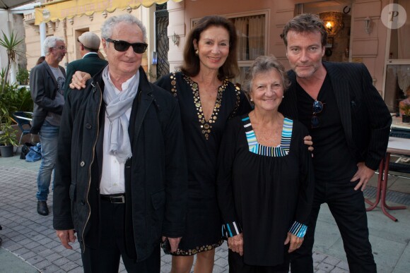Daniel Prevost, Marianne Borgo, Marthe Villalonga, Dominic Bachy - 3ème festival "Les Heros de la Tele" à Beausoleil le 11 octobre 2014.