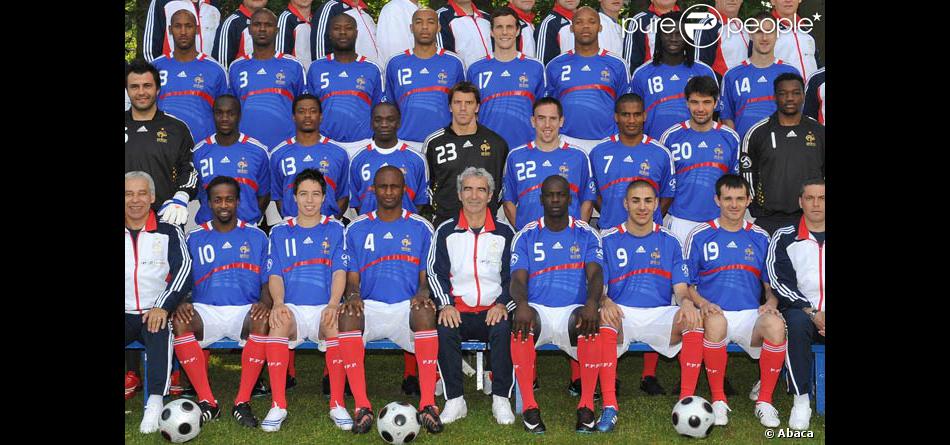William Gallas et ses coéquipiers de l'équipe de France ...