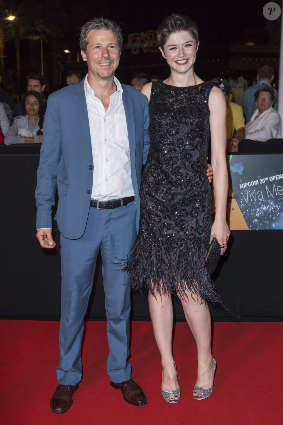 Steve Hoban, Michelle Alexander - Soirée pour le MIPCOM 2014 à l'Hôtel Martinez à Cannes, le 13 octobre 2014