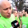 Atteint d'un cancer, le footballeur Jonas Gutierrez participe à un marathon à Buanos Aires le 12 octobre 2014.