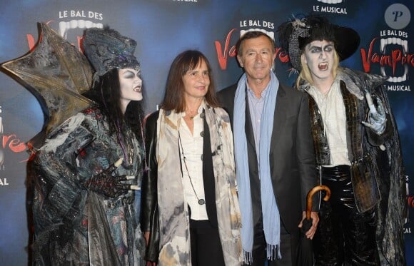 Christophe Malavoy et sa femme Isabelle - Générale de la comédie musicale Le Bal des Vampires, au théâtre Mogador à Paris, le 16 octobre 2014