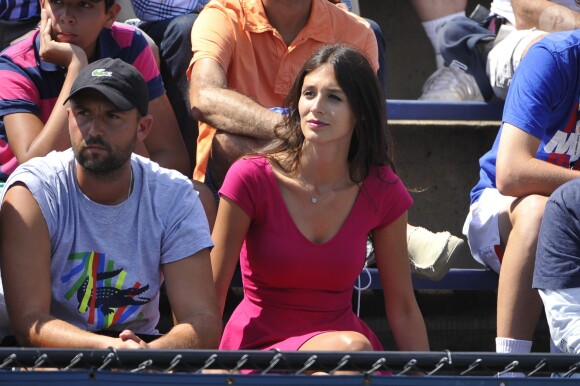 Pauline, la compagne de Benoît Paire, lors du second tour du Français à l'US Open, le 28 août 2014 à l'USTA Billie Jean King National Tennis Center le 28 août 2014 à New York