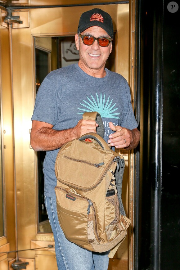 George Clooney à New York le 9 octobre 2014.
