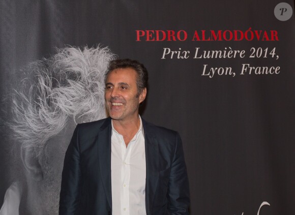 Gilbert Melki - Photocall à l'occasion de l'hommage à Pedro Almodovar qui reçoit le Prix Lumière 2014 à Lyon le 17 octobre 2014