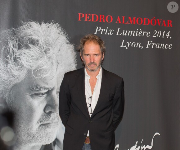 Christopher Thompson - Photocall à l'occasion de l'hommage à Pedro Almodovar qui reçoit le Prix Lumière 2014 à Lyon le 17 octobre 2014